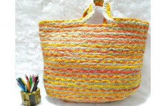 Loop Handle BraidedJute Cotton Carry Bag, Capacity: 20 Kg