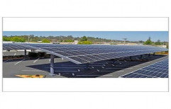 Mild Steel Modular Carport Solar Panel Mounting Structure, Thickness: 2 Mm