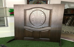 Mirror Oval Walnut Polished Door, For Home, Size: 6 X 3 Feet
