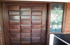 Polished Teakwood Flush Doors