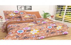 Polyester Printed Bed Sheet, Size: 215x230 Cm