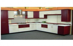 Residential PVC Modular Kitchen, Warranty: 5 Year, Ncr