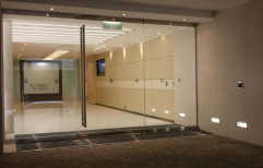 Swing Glass Patch Door, For Office