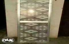 Silver Aluminium Doors, For Home, Single