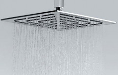 Square Wall Mounted SS Bathroom Rainfall Showers