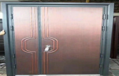 Standard Brown Stainless Steel Doors, Material Grade: 2 Mm, Thickness: 85mm