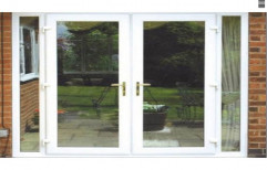 Toughened Glass UPVC French Door, 5 To 24mm, Exterior