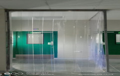 Transparent Plain PVC Strip Curtain, For Pharma,Office