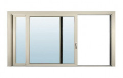 White Aluminium Sliding Window, For Home,Office etc., Size/Dimension: 4x6 Feet