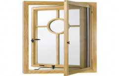 Wooden Glossy Push Out Casement Window