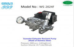 WULI Seawater Saltwater Resistant Stainless Steel Pump 2000 PSI, Model Name/Number: WS-2024F