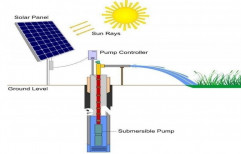 5hp Solar Water Pump System for Submersible, Motor Horsepower: 2 - 5 Hp