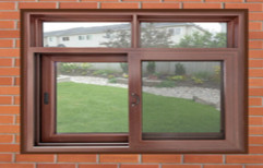 Brown Chi Q Combination Wooden Window