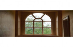 Brown Fixed Balcony Window, Size/Dimension: 2x 2 Feet