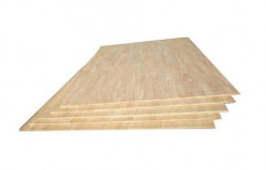 Brown Plain Rubber Wood Plywood, Thickness: 5-15 M