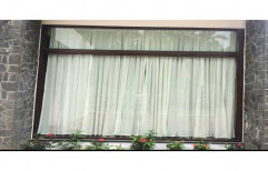 Brown UPVC Fixed Window, Thickness Of Glass: 5 Mm