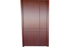 Coated Brown Plain Rajshree PVC Door, For Home, Exterior