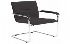 Fabric Leatherette Visitor Chair, For Office, Seating Capacity: 1