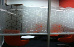 Film Coated Designer Office Frosted Glass