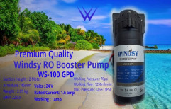 High Pressure WINDSY Booster Pump, For Domestic, Model Name/Number: Ws -100gpd
