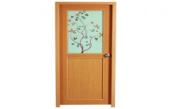 Hinged Coated Decorative PVC Door for Home