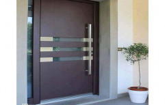Hinged Glossy Decorative PVC Door, for Office, Interior