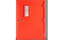 Hinged Plain Single Leaf Fire Door, For Office