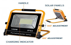 LED Integrated Emergency Solar Flood Light