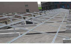 Mild Steel C Channel Solar Panel Mounting Structure, Thickness: 10 Mm