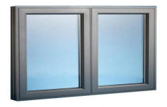 Modern Aluminium 2 Track Euro Series Aluminum Sliding Window, For Home