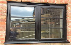 Modern Polished Aluminium Window, For Home