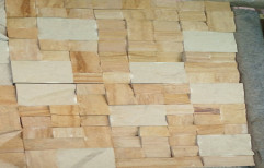 Natural Stone Wood Natural Wall Tiles, Thickness: 12 - 14 mm