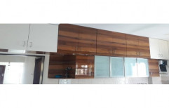 Parallel Shape Wooden Modular Kitchen, Warranty: 1-5 Years, Kitchen Cabinets