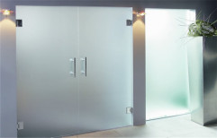 Plain Frameless Swing Shower Glass Door, Thickness: 8-12 Mm