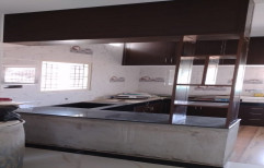 PVC L Shape Modern Kitchen, Warranty: 1-5 Years