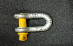 Red Galvanised D Shackle 2 T, For Lifting Purposes, Size: U