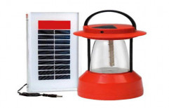 Red Solar LED Lantern