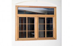 Residential UPVC Glass Window, Glass Thickness: 5 Mm