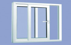 Sliding UPVC French Window, Glass Thickness: 5-30 Mm