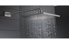 SS Square Shower Head for Bathroom, Finish: Chrome Plated