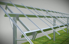 Stainless Steel Modular Solar Module Mounting Structure, For Commercial,Industrial, Thickness: 2-10 Mm