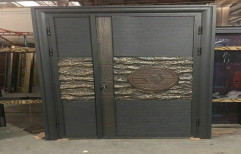 Standard Brown Steel Door, Material Grade: 2 Mm, Thickness: 85mm