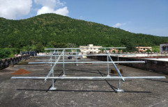 Steel Modular Roof-Top Solar Structure, Bearable Wind Speed: 160 Km, Size: 4.8MM