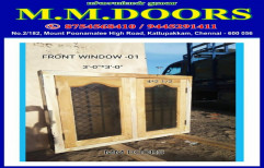 Teak Wood Window, Size/Dimension: 3*3