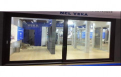 UPVC Glass Sliding Door, Thickness: 10 mm