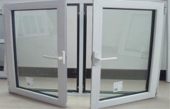 White And Black Aluminum Openable Window
