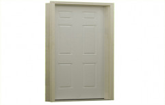 White Fiberglass Door