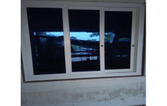 White Rectangular UPVC Casement Windows, Glass Thickness: 3-6mm
