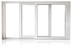 White Residential UPVC Rectangular Window, Glass Thickness: 5-7 mm