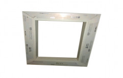 White UPVC Window, Thickness Of Glass: 5 to 40mm, for Home,Office etc